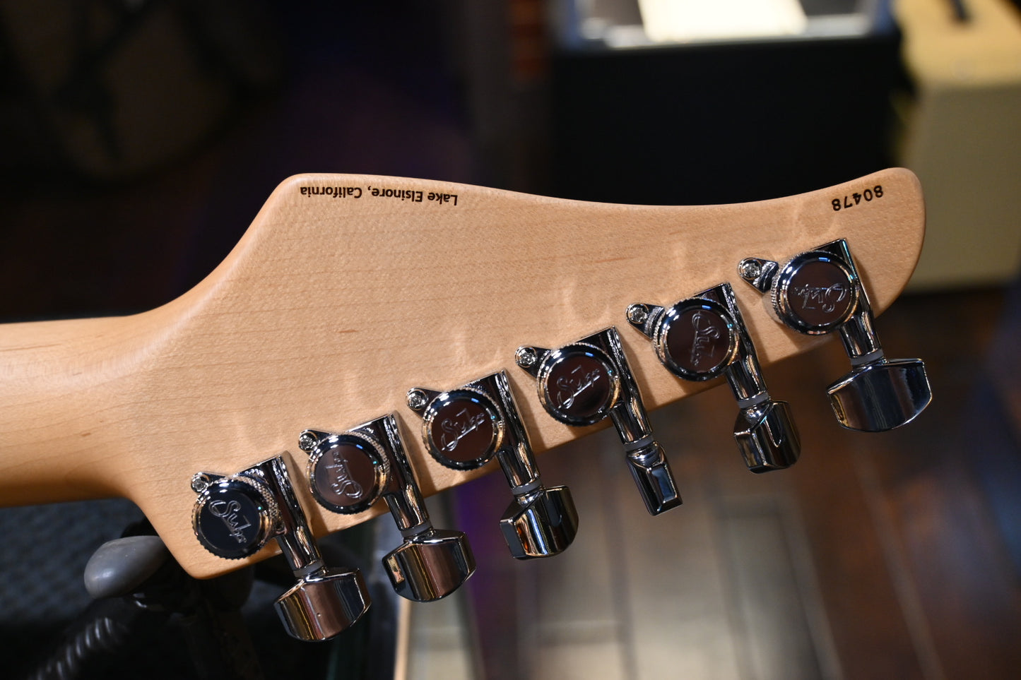 Suhr Classic S Maple SSS - Black Guitar #0478 - Danville Music