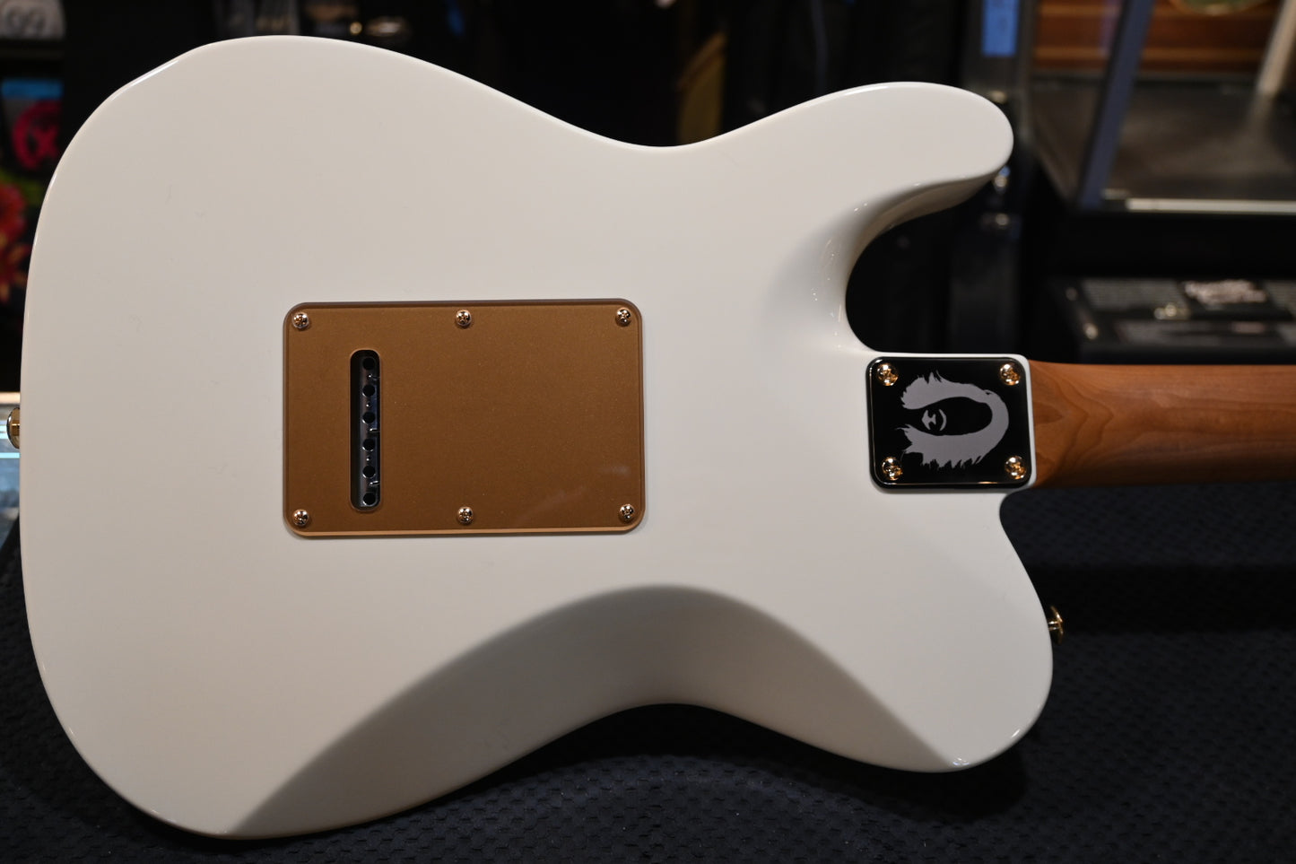 Suhr Mateus Asato Signature Series Classic T Lollar Gold Foils - MA White Guitar #4739 - Danville Music
