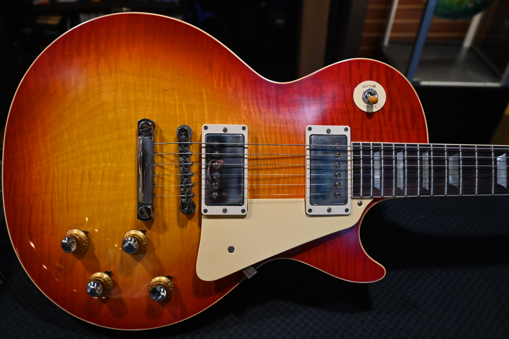 Gibson Custom Shop 1960 Les Paul Standard Reissue VOS - Washed Cherry Sunburst Guitar #4353 - Danville Music