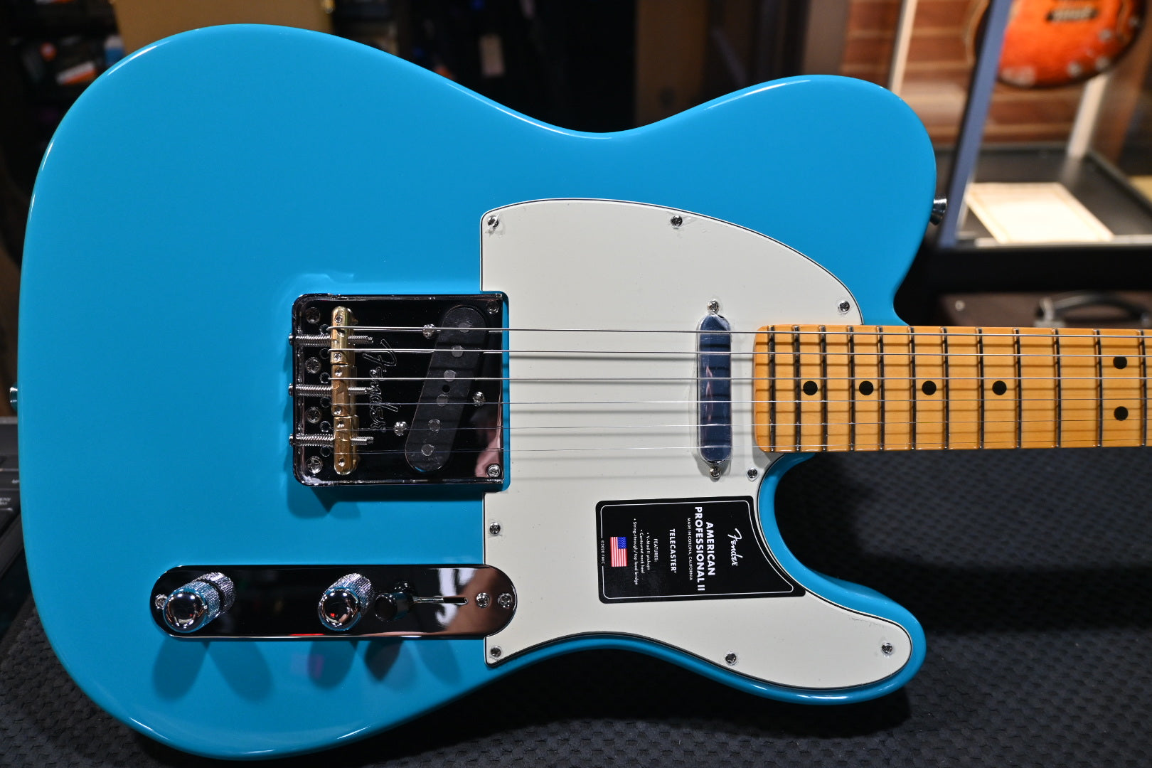 Fender American Professional II Telecaster - Miami Blue Guitar #2221