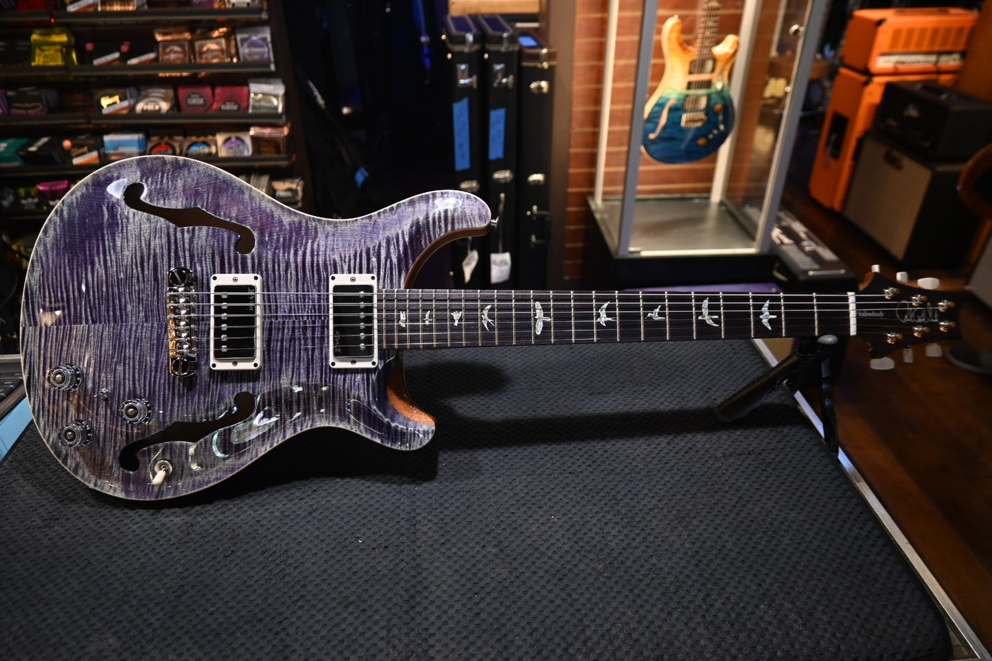 PRS Hollowbody II Piezo - Aurora Borealis Guitar #6712 - Danville Music