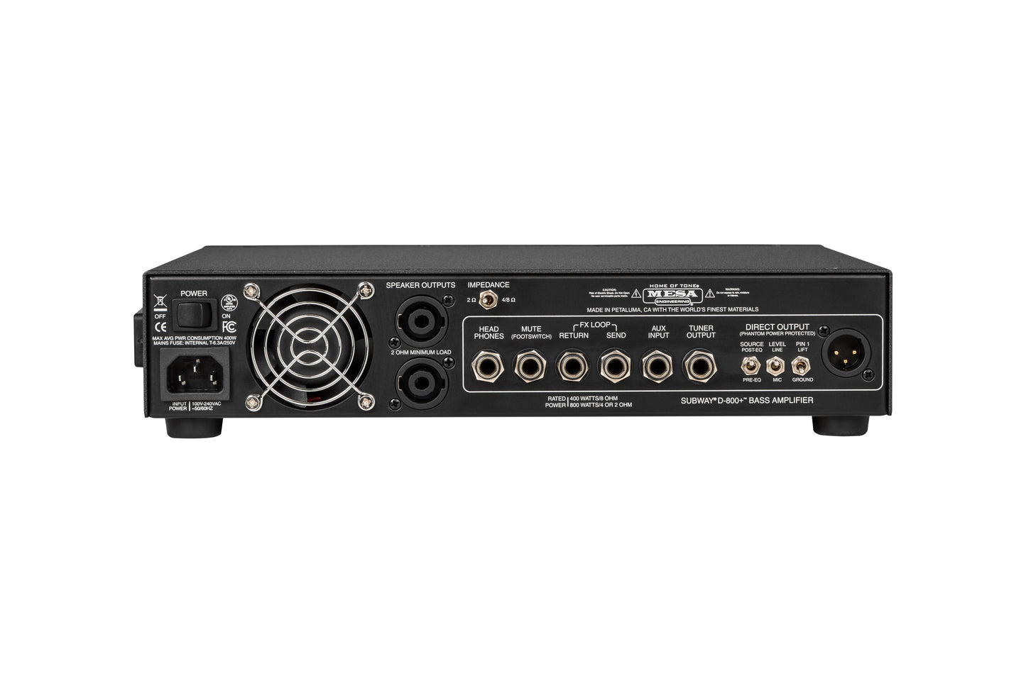 Mesa Boogie Subway D-800+ Bass Amp Head - Danville Music