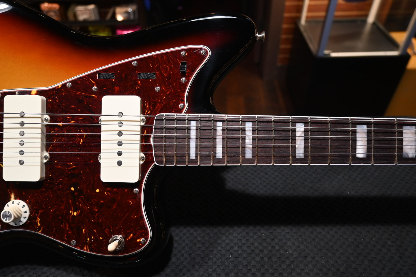 Fender American Vintage II 1966 Jazzmaster Mastery Bridge - 3-Color Sunburst Guitar #2784 PRE-OWNED - Danville Music