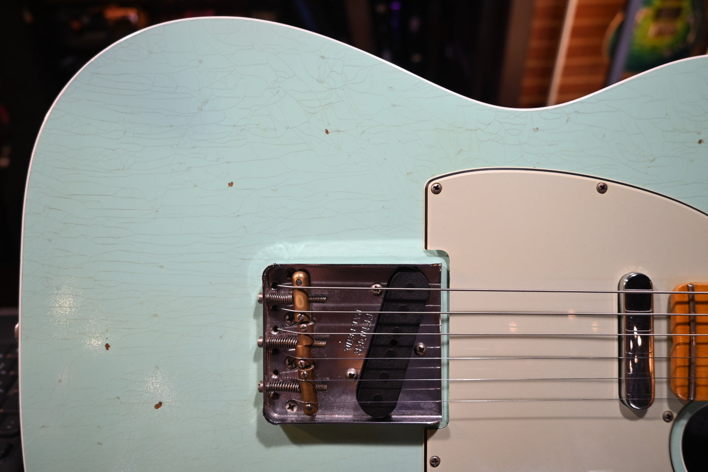 Fender Custom Shop Postmodern Telecaster Journeyman 2018 - Surf Green Guitar #0895 - Danville Music
