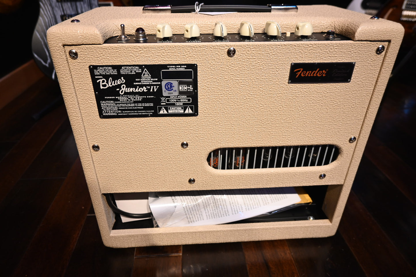 Fender Limited Edition Blues Jr. IV Eminence Cannabis Rex Speaker - Blonde Guitar Amp - Danville Music