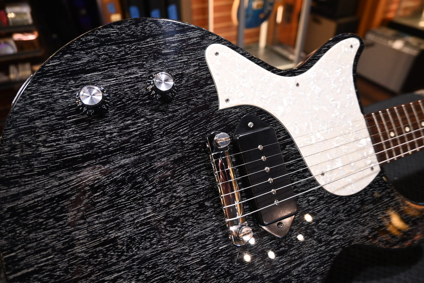 Collings 290 DC-S Left-Handed 2016 - Black Doghair Guitar #4233 - Danville Music