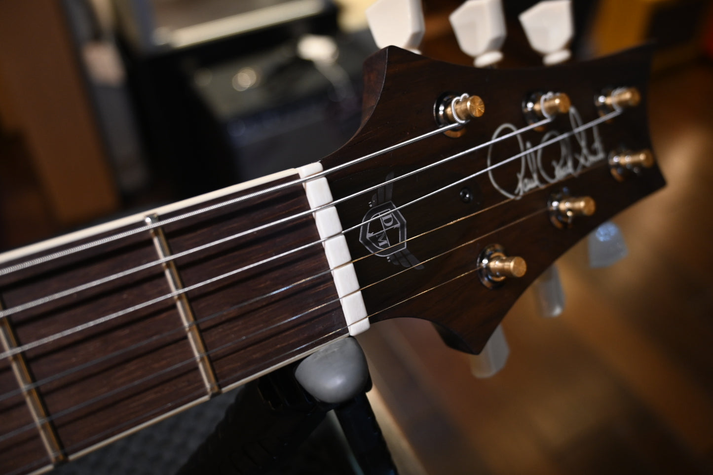 PRS Wood Library McCarty 594 Semi-Hollow Danville Music 35th Anniversary Artist Top - Gold Storm Fade Guitar #2871