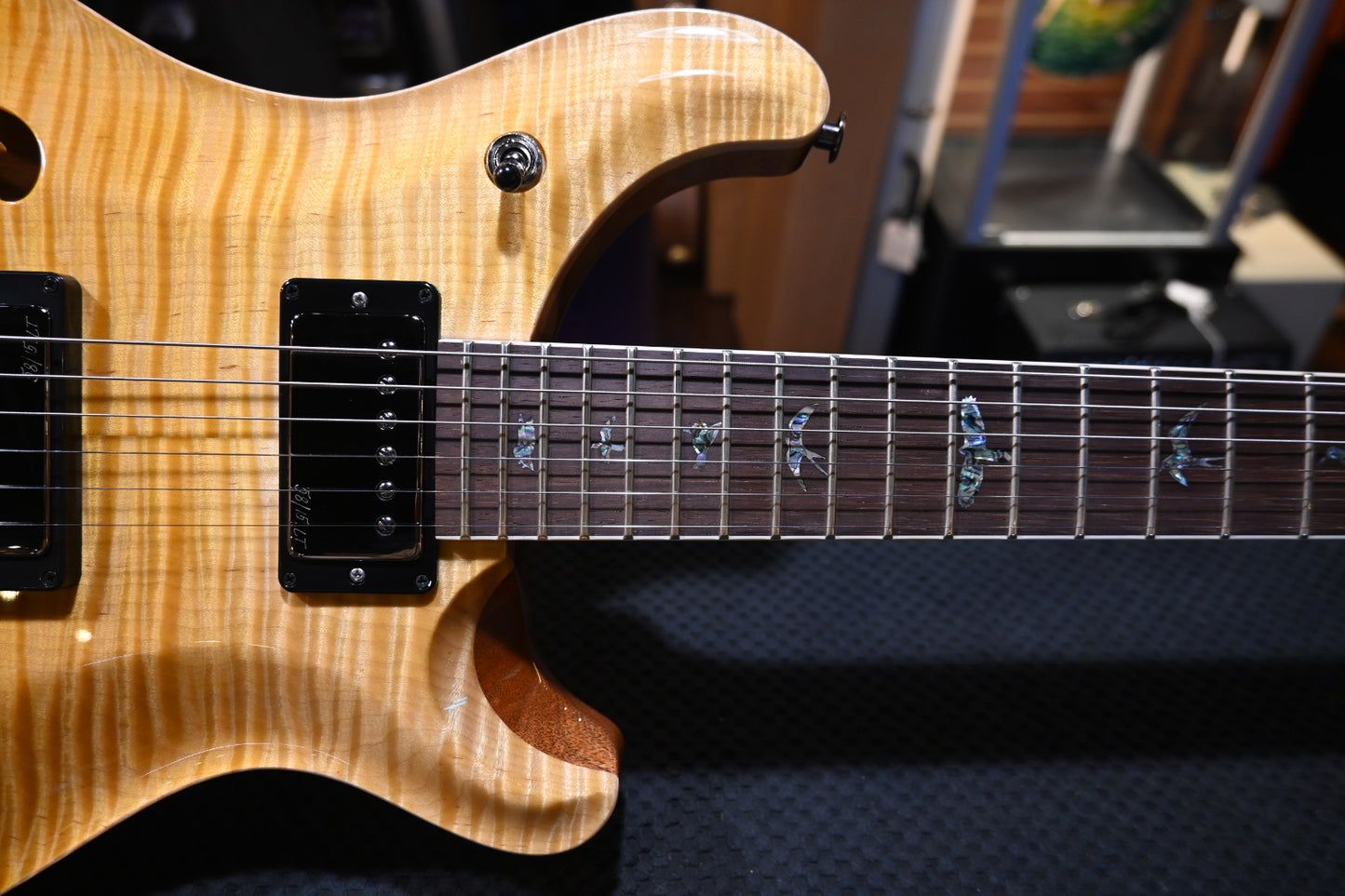 PRS Wood Library McCarty 594 Semi-Hollow Danville Music 35th Anniversary Artist Top - Gold Storm Fade Guitar #2871