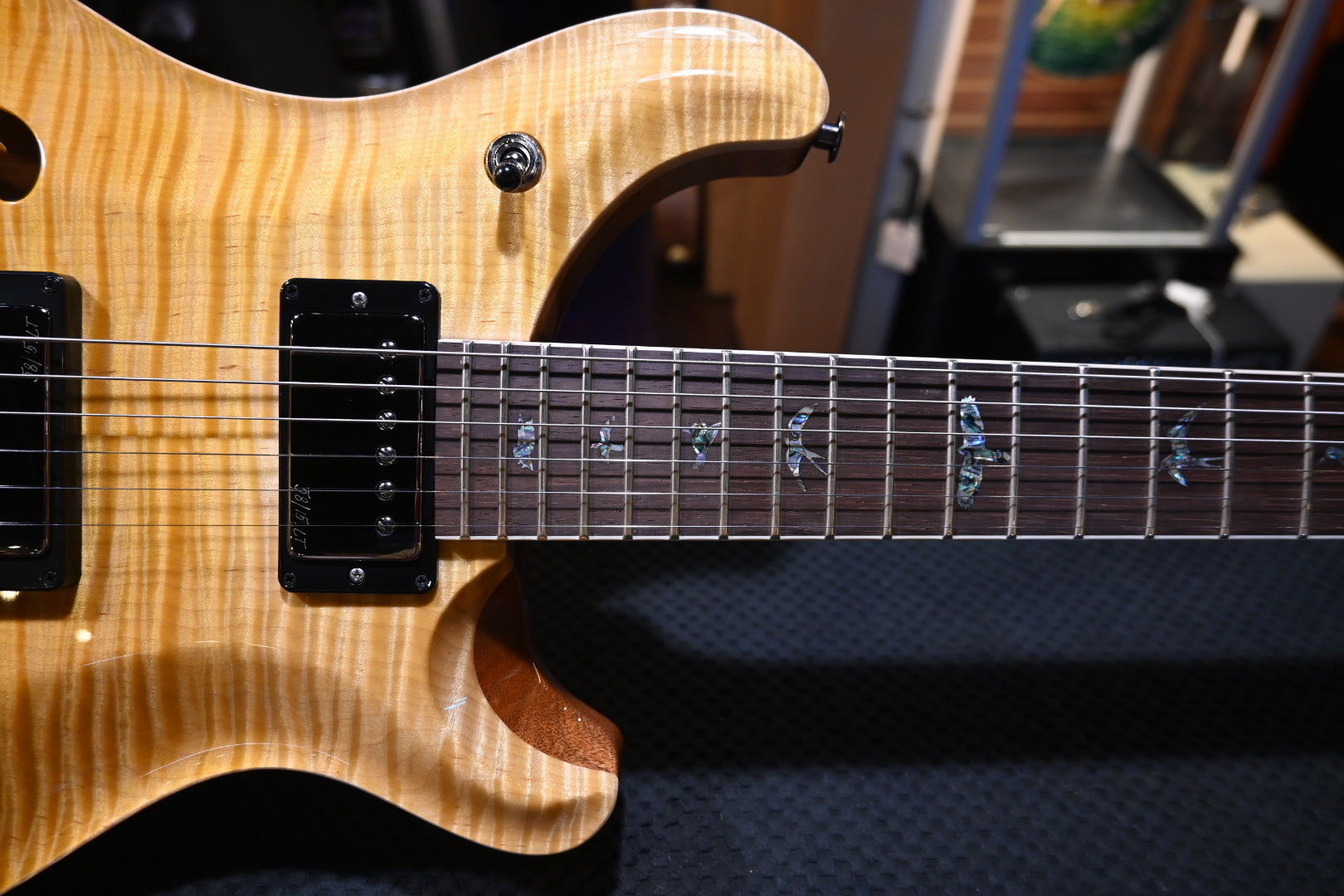 PRS Wood Library McCarty 594 Semi-Hollow Danville Music 35th Anniversary Artist Top - Gold Storm Fade Guitar #2871 - Danville Music