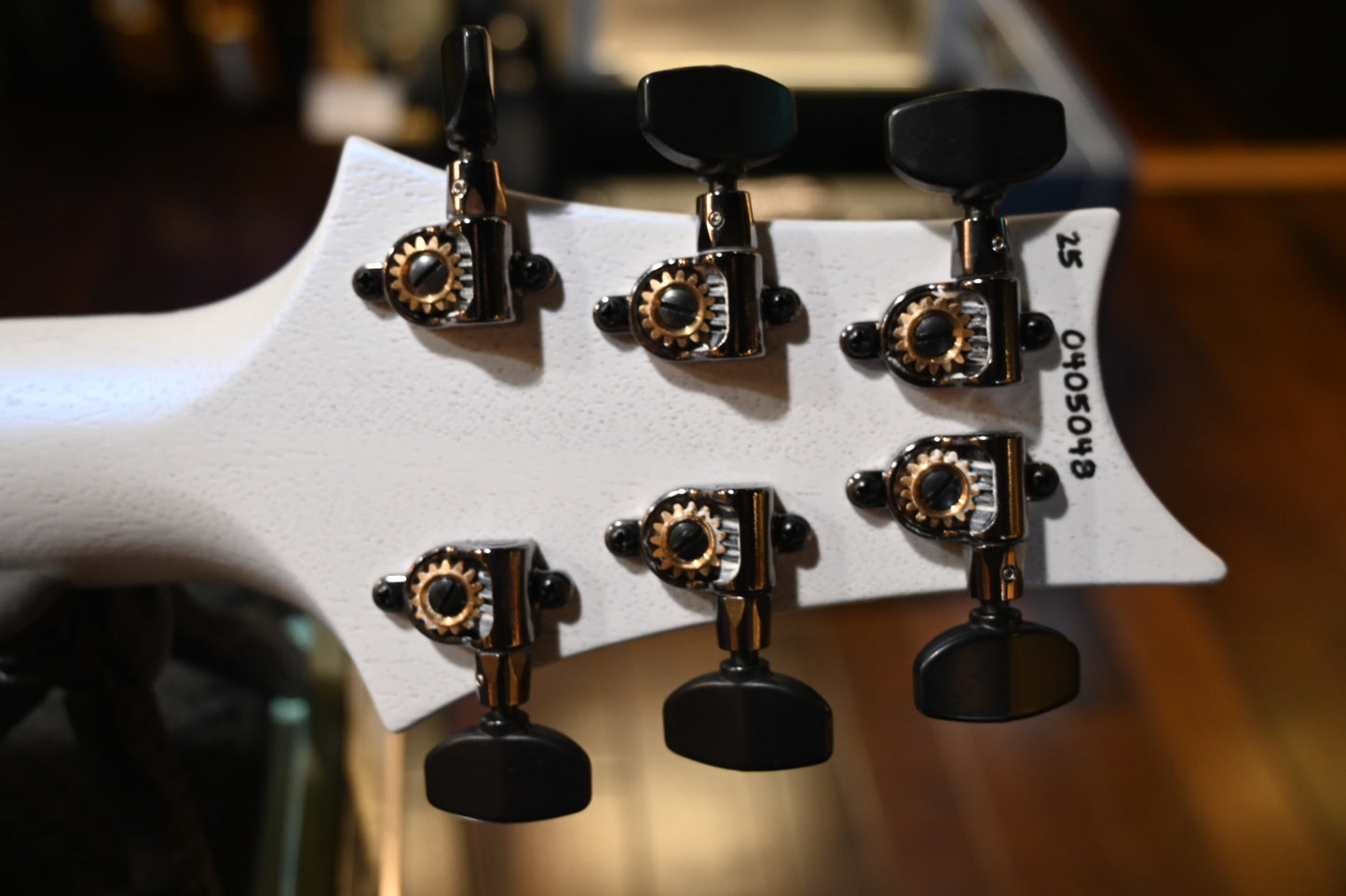 PRS Standard 24 Satin - Pearl White Guitar #5048 - Danville Music