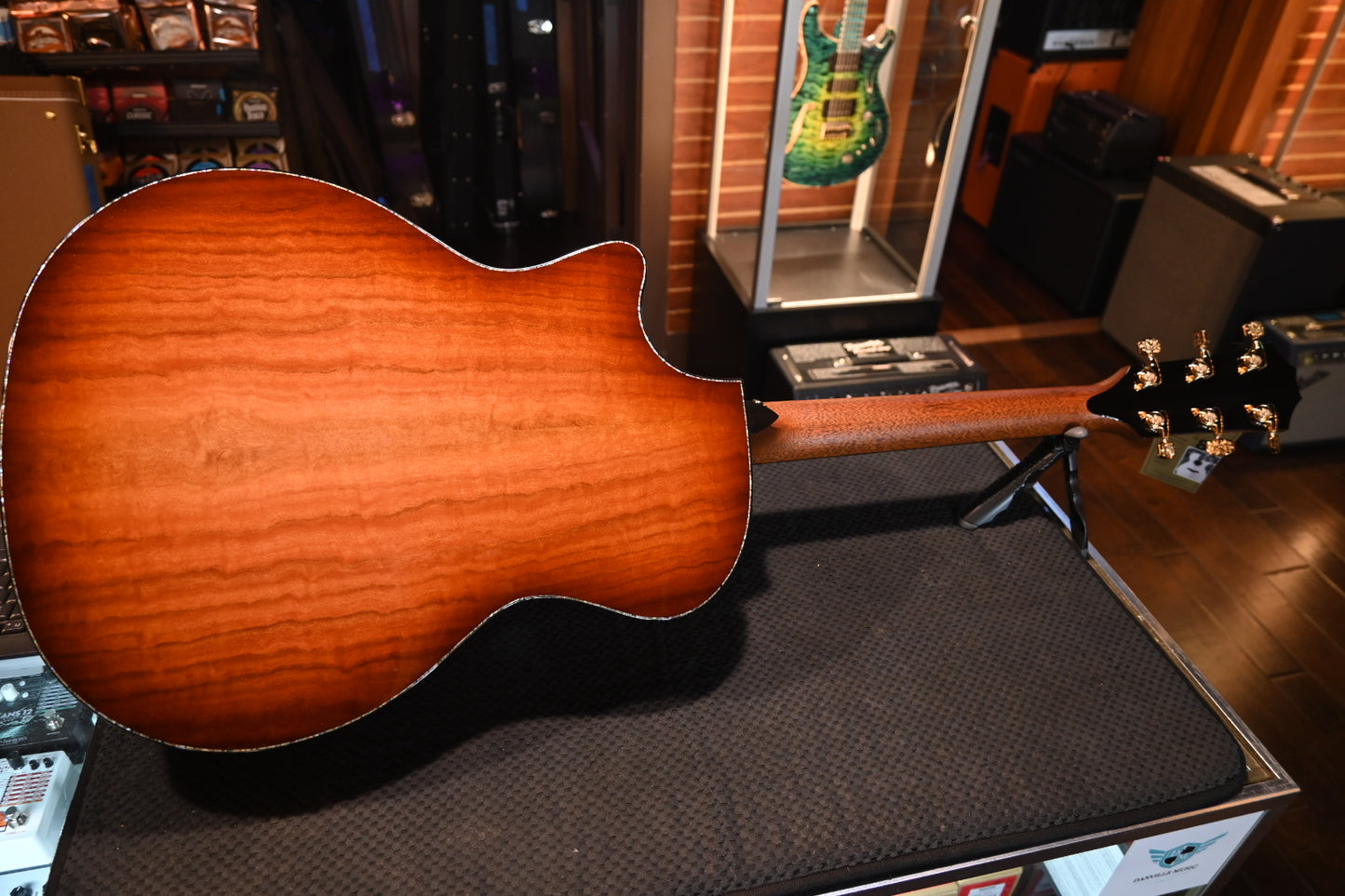 Taylor 50th Anniversary 50th Anniversary Sinker Redwood/Figured Urban Ironbark Guitar #4115 - Danville Music