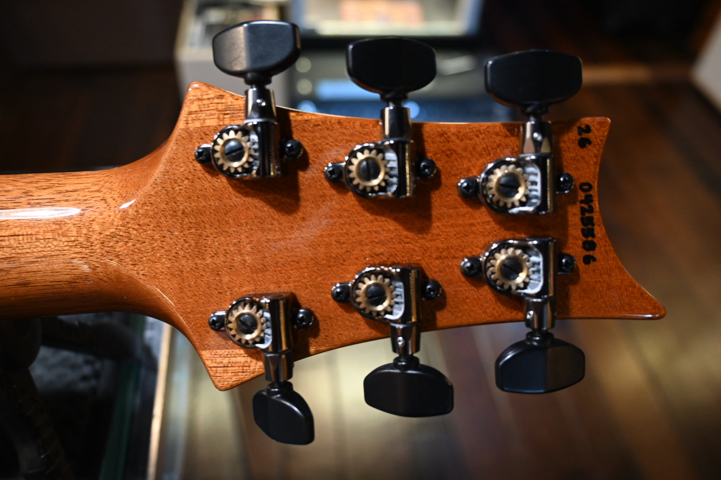 PRS Custom 24 Artist Grade Quilt Top Private Stock Color Limited Edition - Faded Indigo Guitar #5586