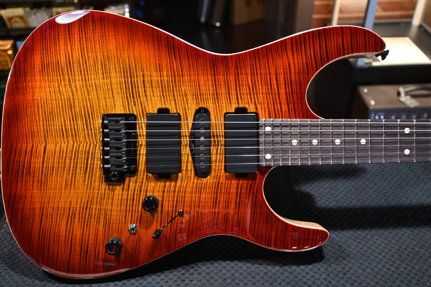 Tom Anderson Angel - Ginger Burst Guitar #124P - Danville Music