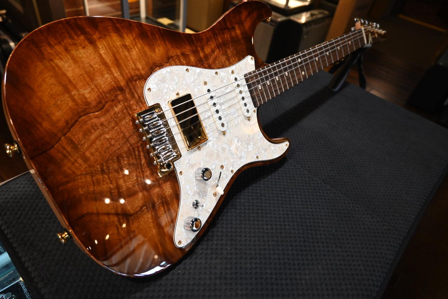Tom Anderson Drop Top Classic Hollow - Tobacco Shaded Edge Guitar #923P - Danville Music