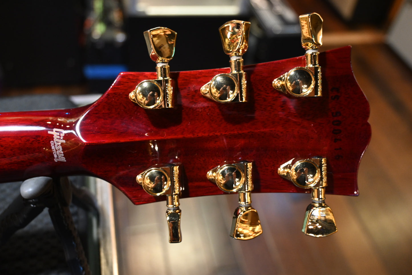 Gibson Custom Shop Les Paul Axcess Custom 5A Quilt PSL - Nordic Blue Guitar #0416 - Danville Music