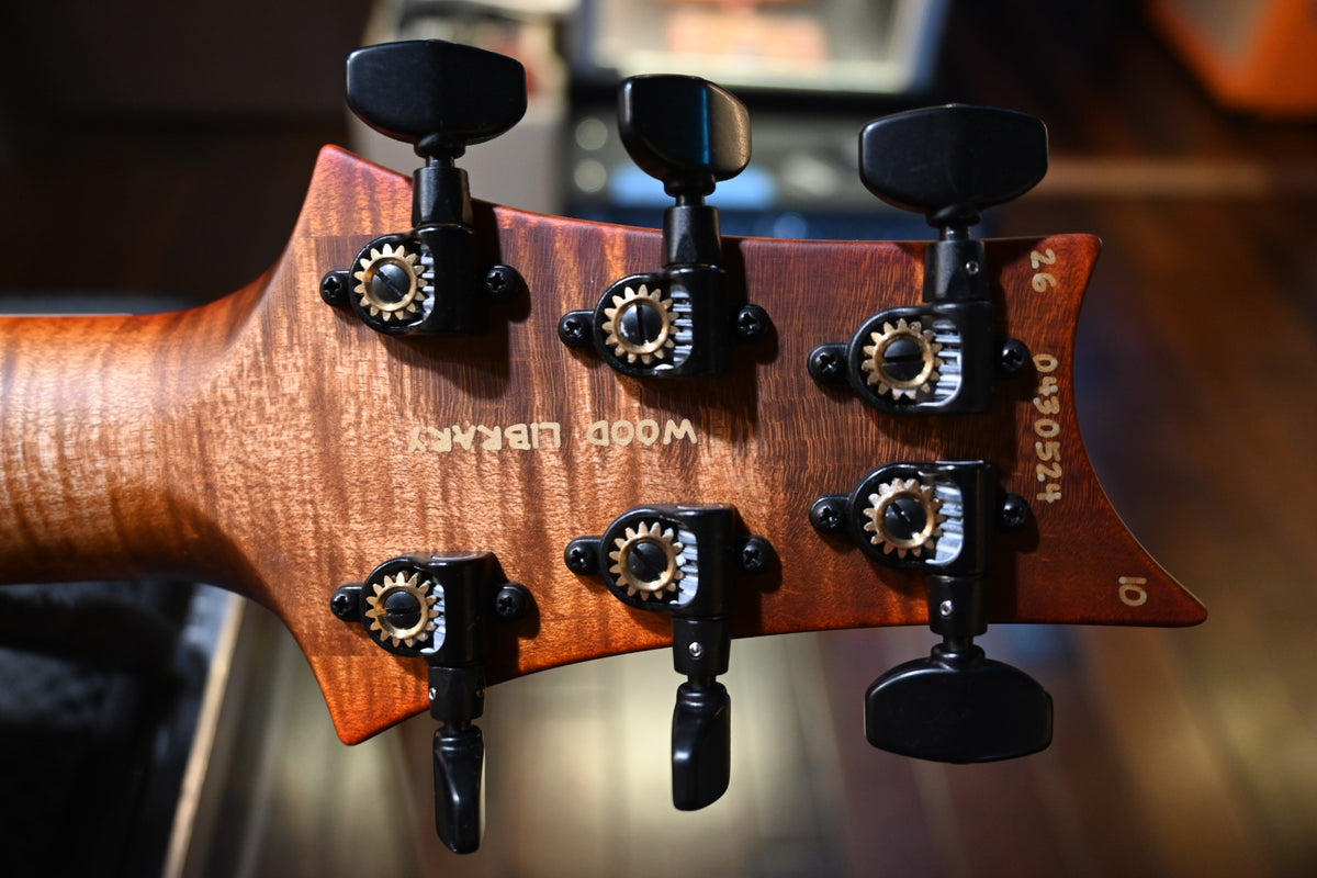 PRS Wood Library Holcomb 10-Top Quilt - Autumn Sky Satin Guitar #0524