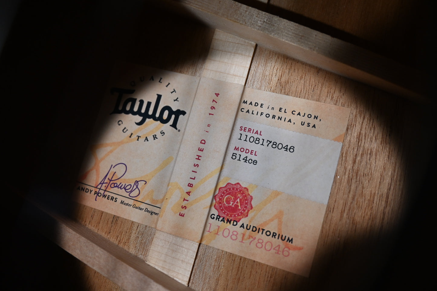 Taylor 514ce 2018 Guitar #8046