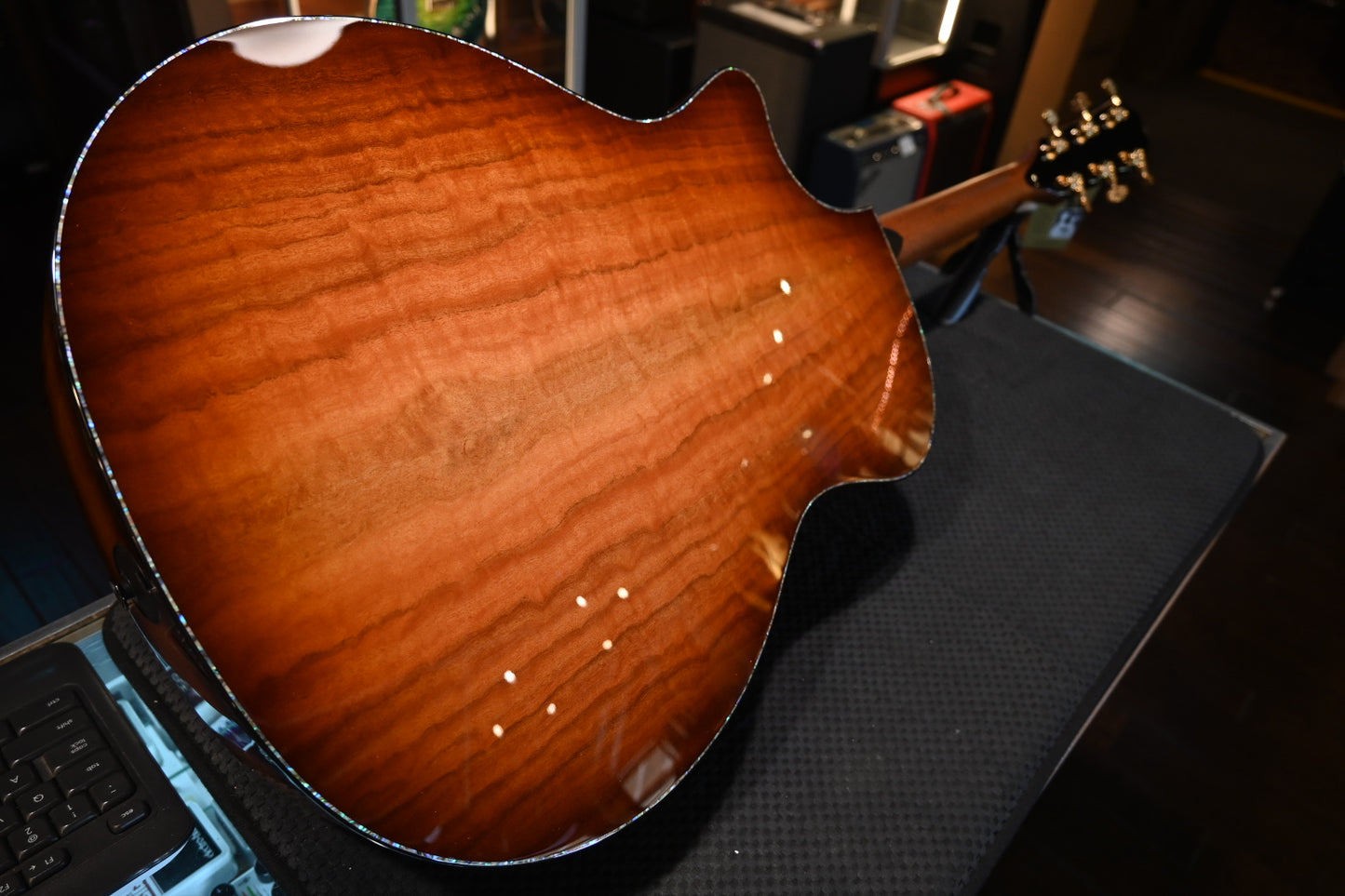 Taylor 50th Anniversary 50th Anniversary Sinker Redwood/Figured Urban Ironbark Guitar #4115 - Danville Music
