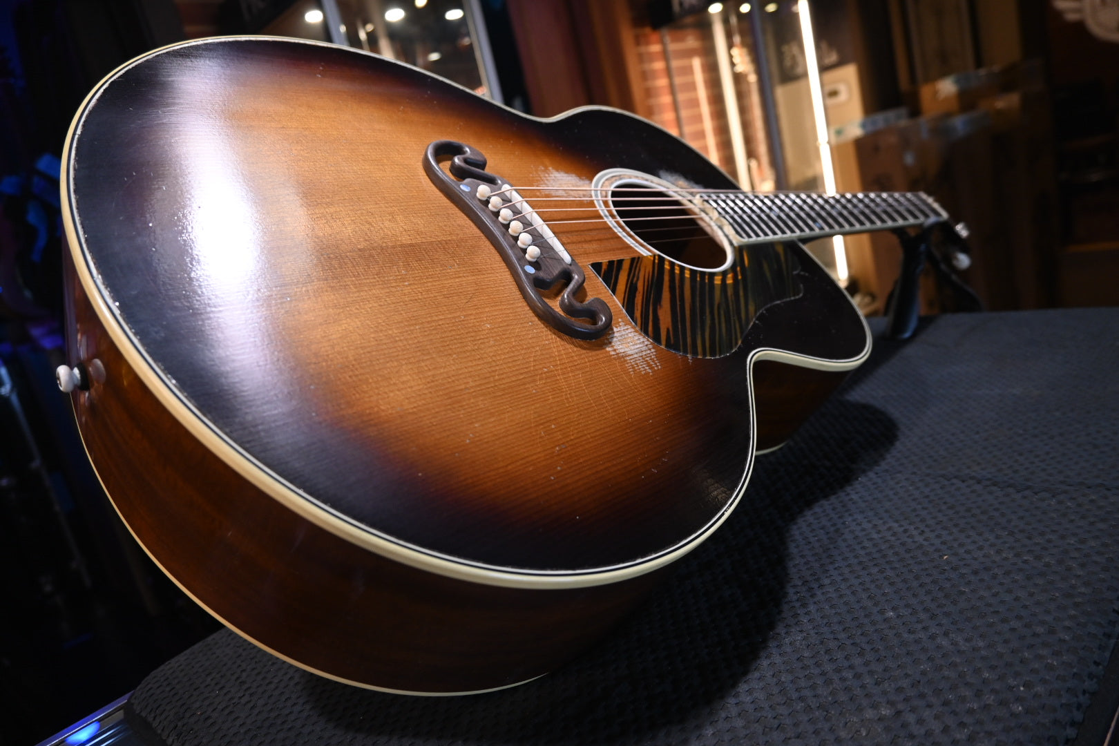 Gibson Custom Shop 1939 SJ-100 Heavy Aged - Faded Vintage Sunburst Guitar #5027 - Danville Music