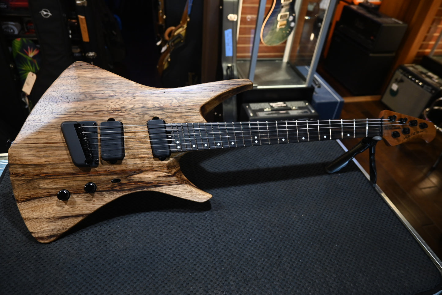 Music Man Kaizen 6 LTD - Black Limba Guitar #2213