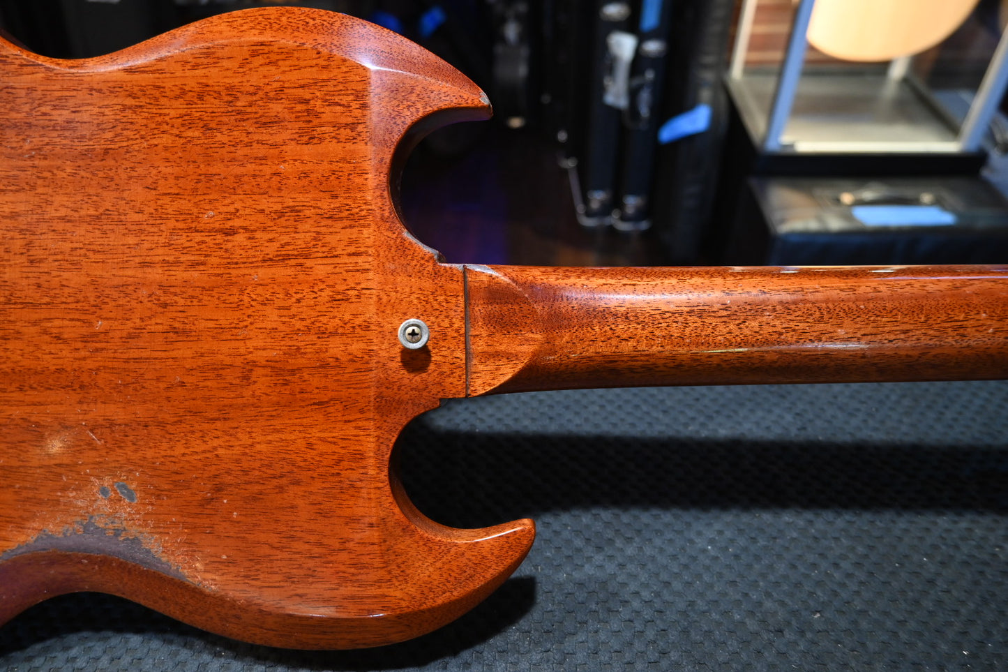 Gibson Custom Shop 1964 SG Standard Reissue w/ Maestro Vibrola Murphy Lab Heavy Aged - Faded Cherry Guitar #0024 - Danville Music