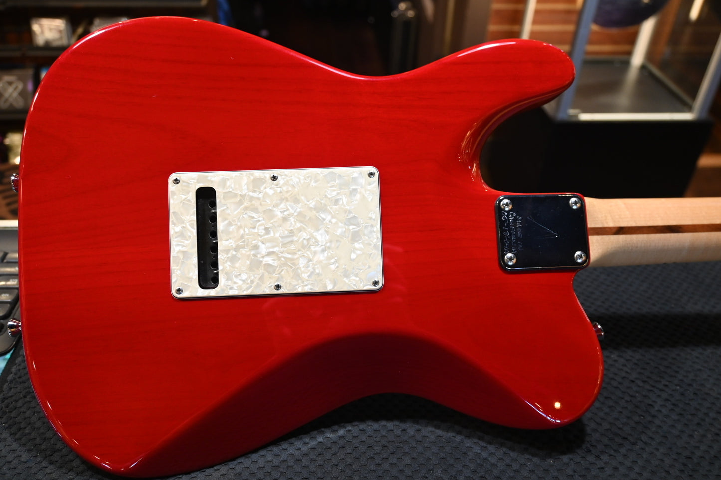 Tom Anderson T Classic Contoured 2004 - Translucent Red Guitar #804A PRE-OWNED - Danville Music