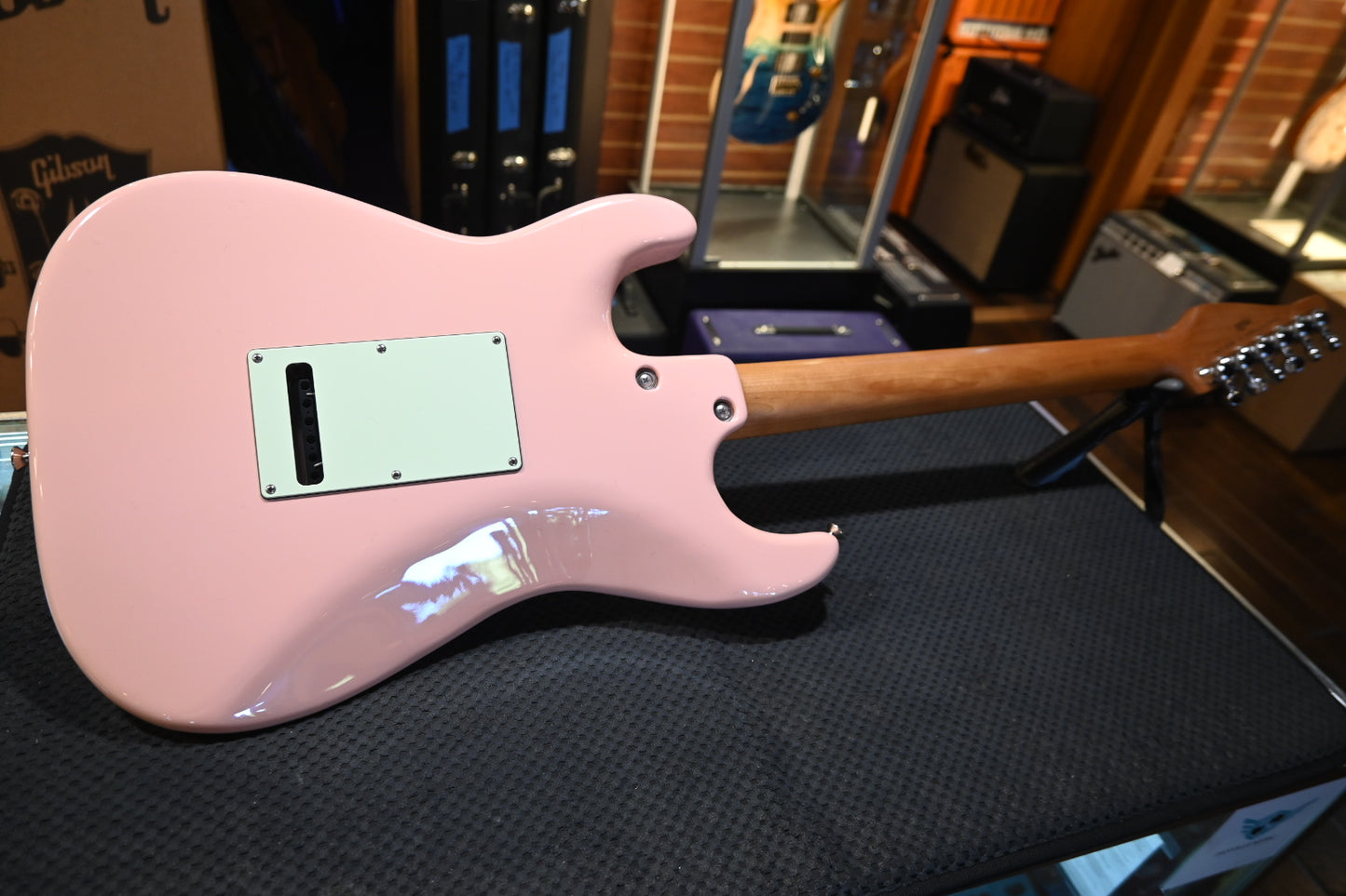 Tom Anderson Icon Classic Shorty Primavera - Shell Pink Guitar #825M - Danville Music