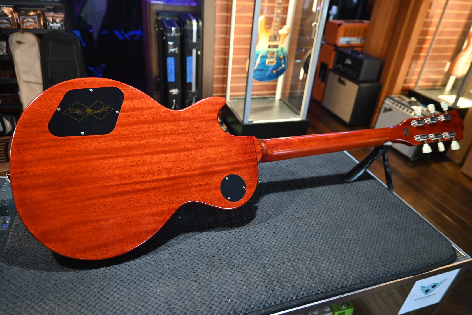 Epiphone Inspired by Gibson Custom 1959 Les Paul Standard Reissue - Deep Cherry Sunburst Guitar #6972 - Danville Music