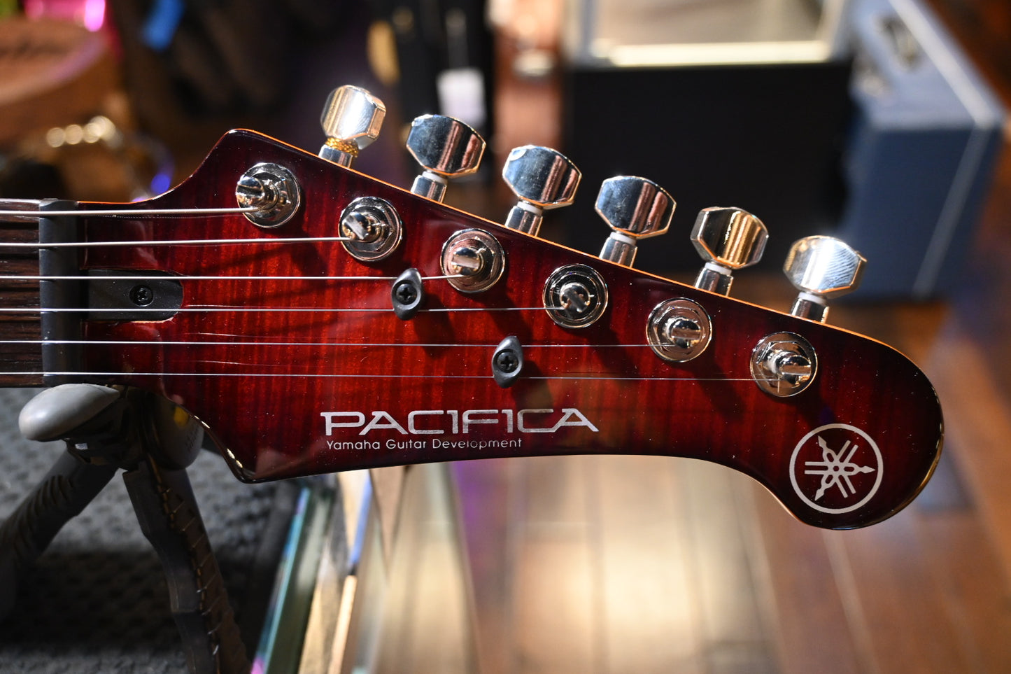 Yamaha Pacifica PAC611VFM - Dark Red Burst Guitar #3098