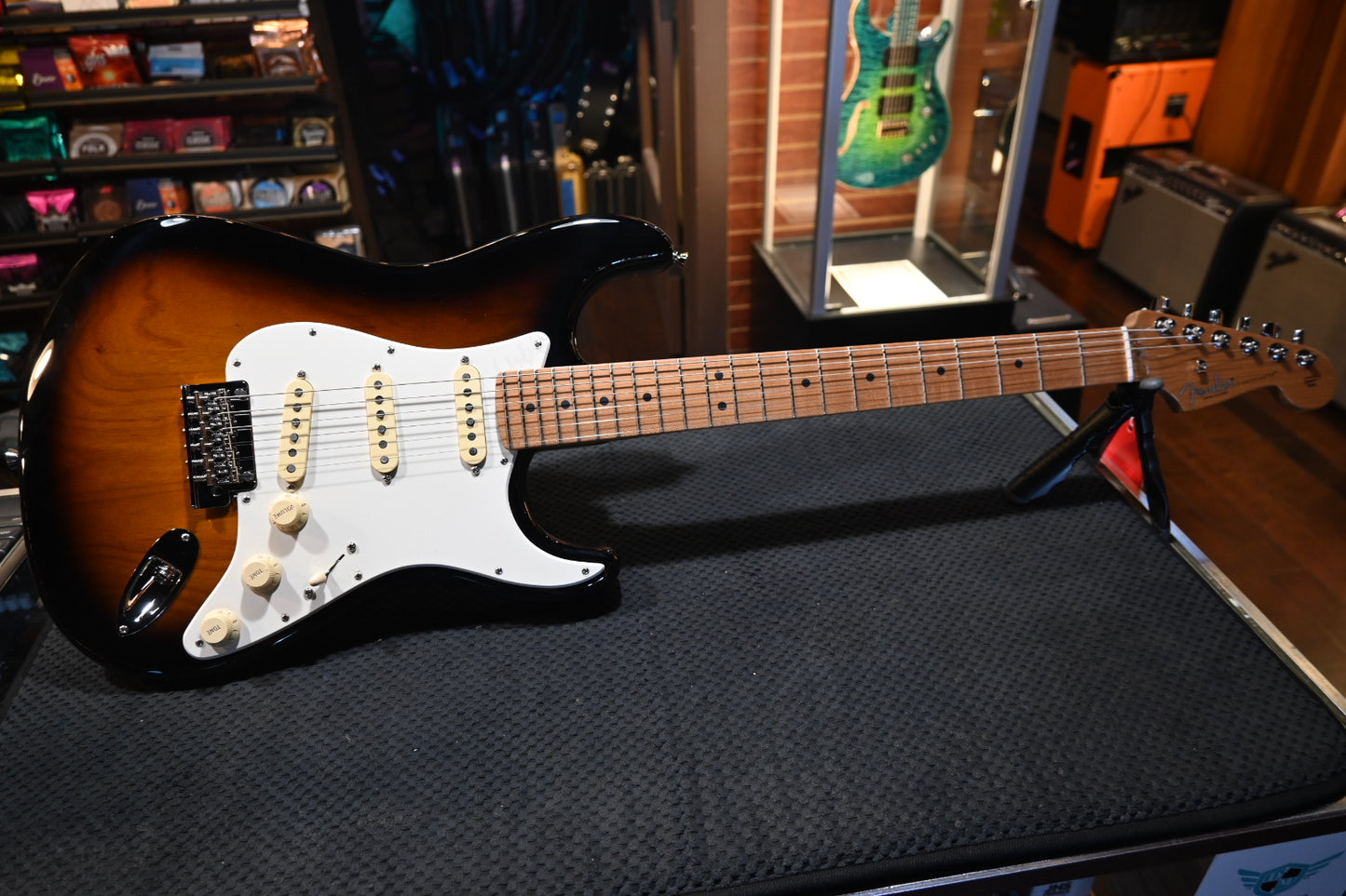 Fender Dealer Exclusive American Professional II Stratocaster Roasted Maple Neck Custom Shop Pickups - 2-Color Sunburst Guitar #3469 - Danville Music