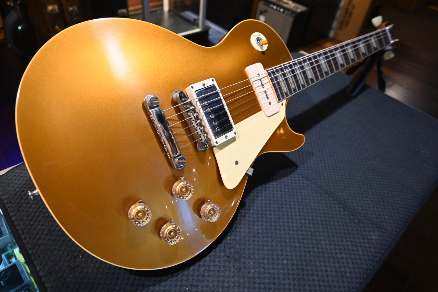 Gibson Custom Shop 1956 Les Paul Standard Reissue Goldtop VOS PSL - Double Gold Guitar #5067