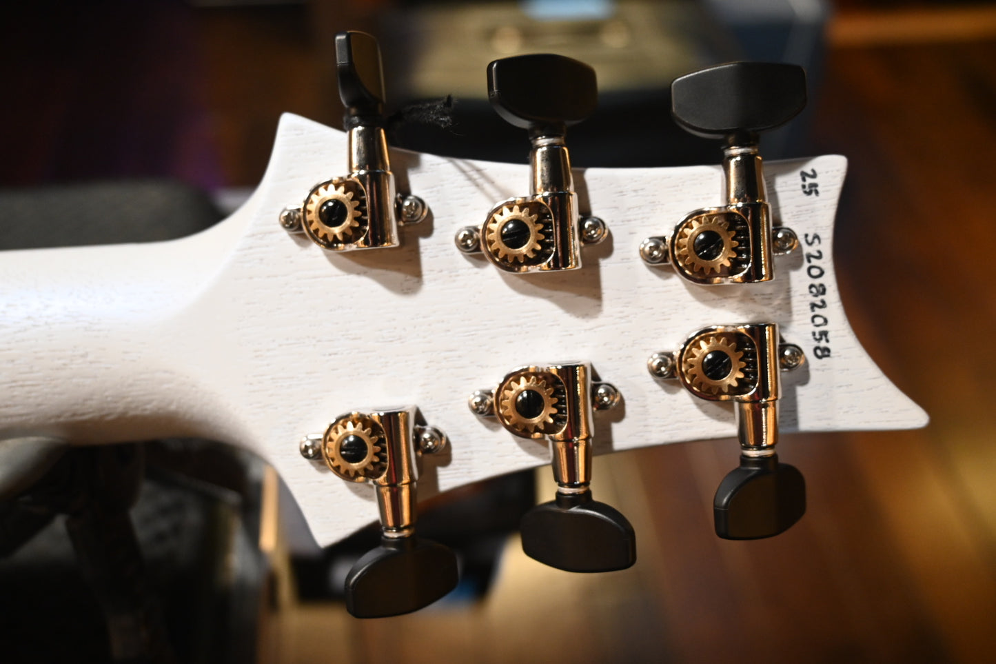 PRS S2 Standard 24 Satin - Pearl White Guitar #2058 - Danville Music