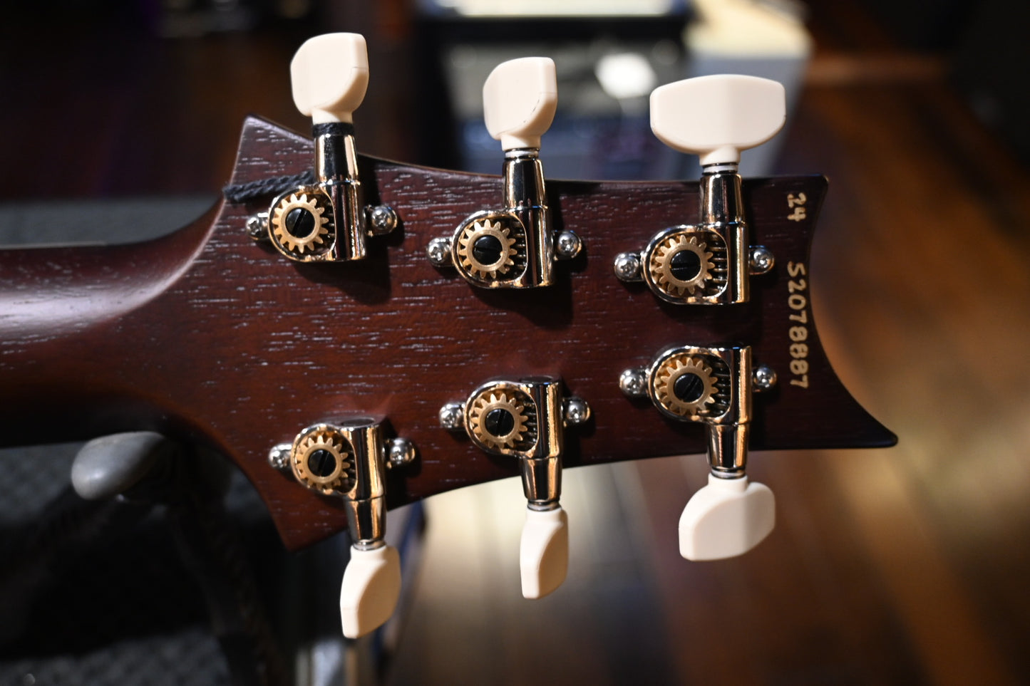 PRS Wood Library S2 McCarty SC 594 Single-Cut Quilt - Tortoise Shell Satin Guitar #8887 - Danville Music