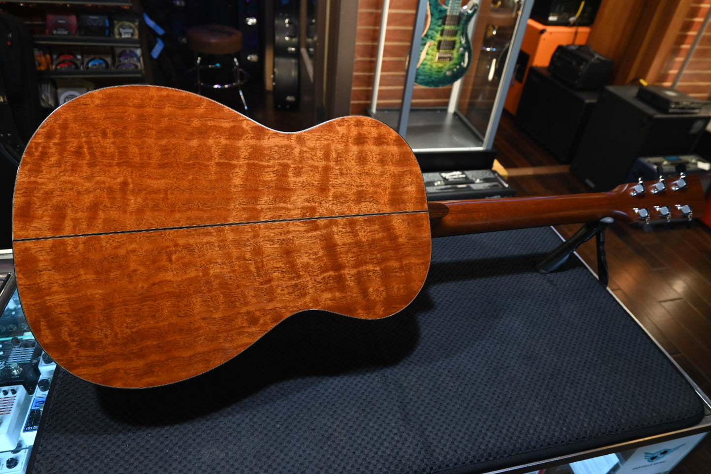 Goodall Parlor 14 Fret 2007 Master German Spruce/AAA Quilted Mahogany Guitar #5298