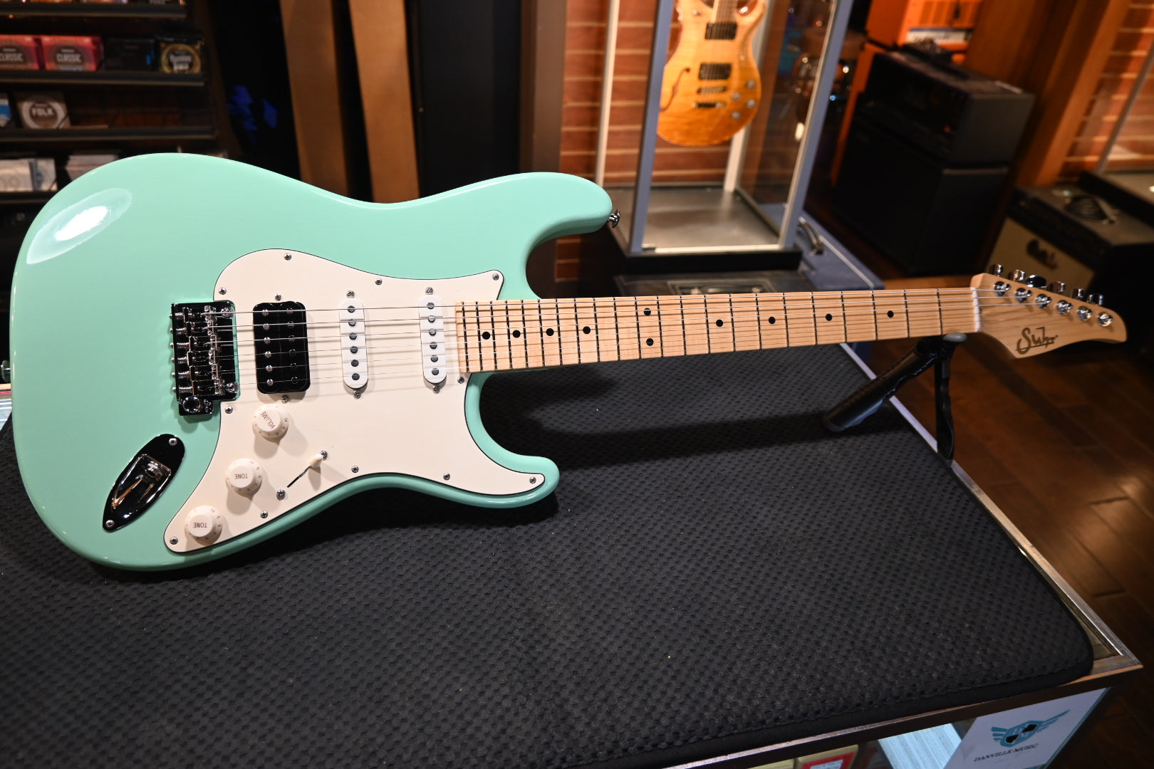 Suhr Classic S Antique HSS - Surf Green Guitar #0484 - Danville Music