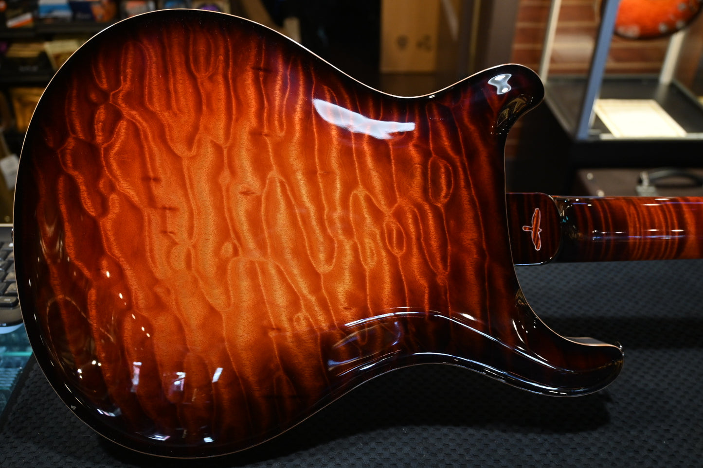 PRS Private Stock Hollowbody II Piezo Gothic - Electric Tiger Glow Guitar #10569 - Danville Music