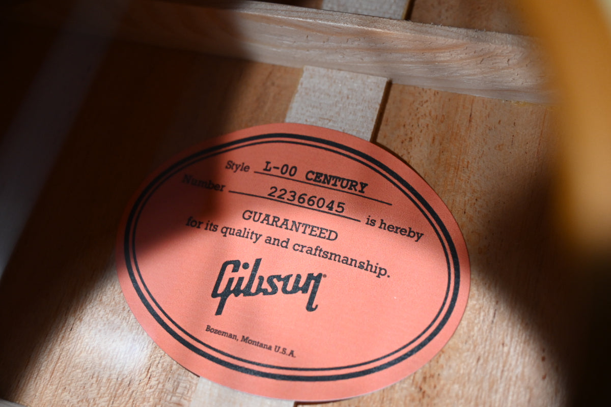 Gibson L-00 Century 12-Fret - Vintage Amber Guitar #6045