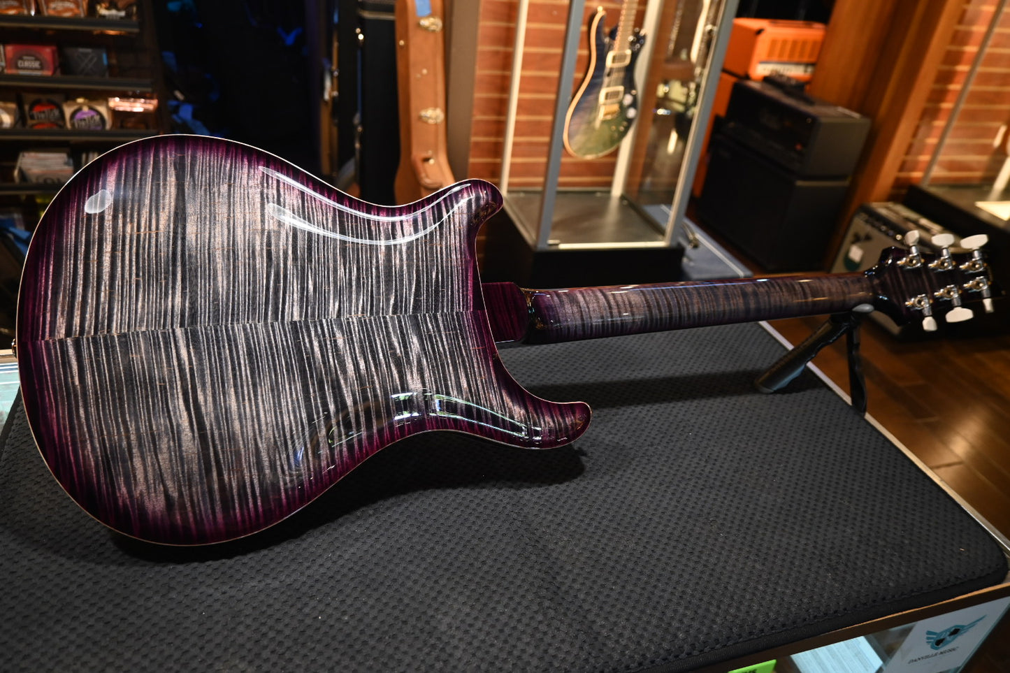 PRS Wood Library McCarty 594 Hollowbody II 10-Top - Charcoal Purple Burst Guitar #3511