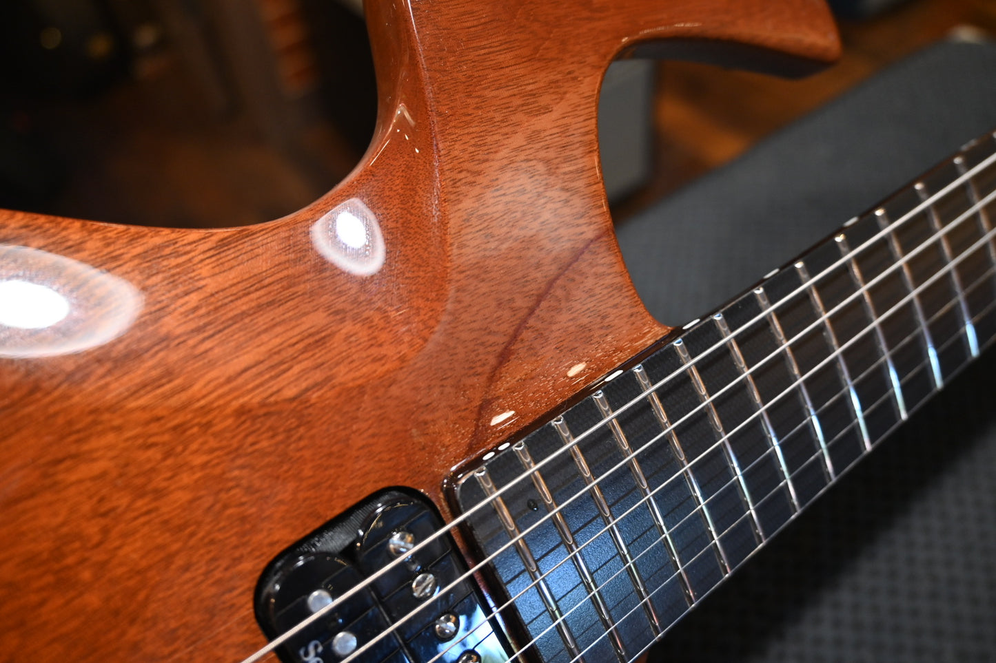 Parker Fly Mojo - Chocolate Maple Guitar #0605 - Danville Music