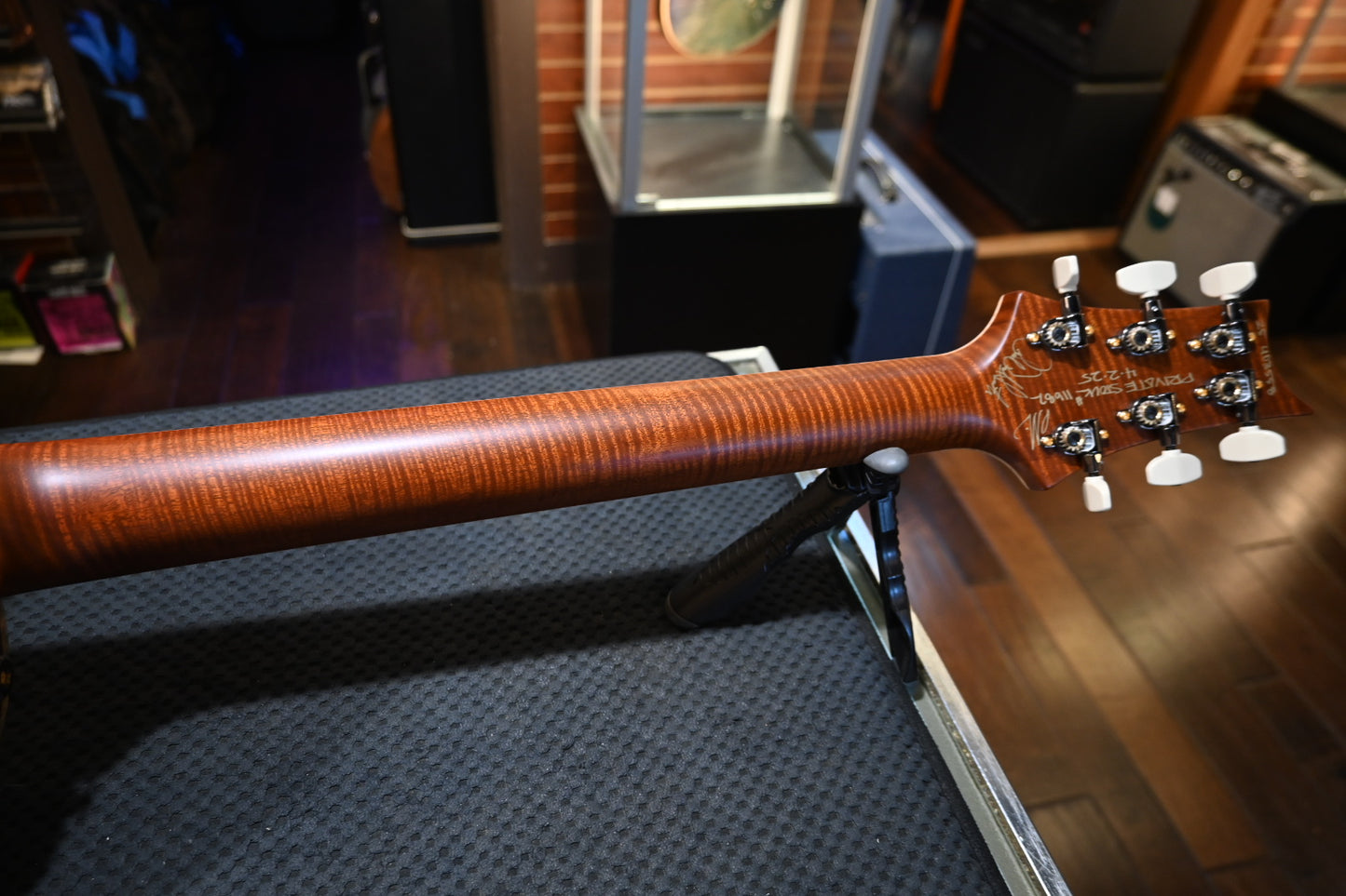 PRS Private Stock McCarty SC 594 Single-Cut Buckeye Burl - Natural with Smokeburst Guitar #11682 - Danville Music