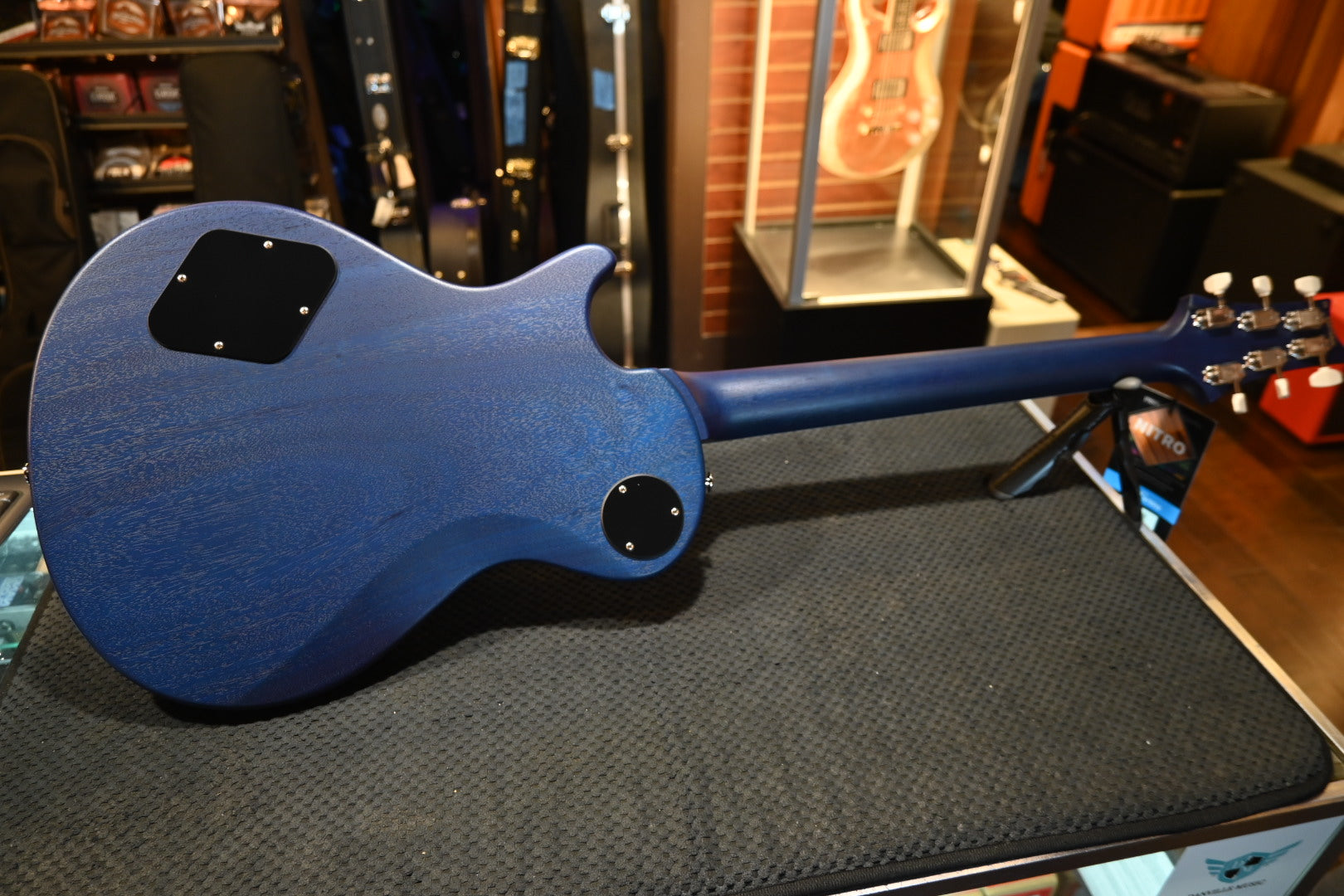 PRS Wood Library S2 McCarty SC 594 Single-Cut Quilt - Faded Gray Black Blue Burst Guitar #8896 - Danville Music