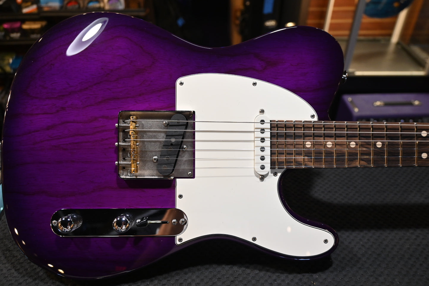 Suhr Custom Modern T - Trans Purple Burst Guitar #9880 - Danville Music
