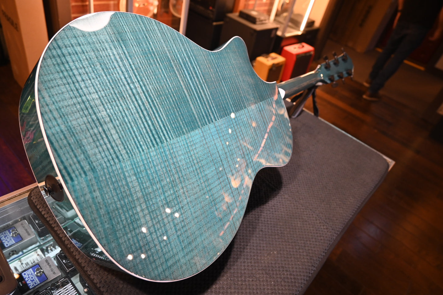 Taylor Custom Select 614ce - Koi Blue Guitar #4107 - Danville Music