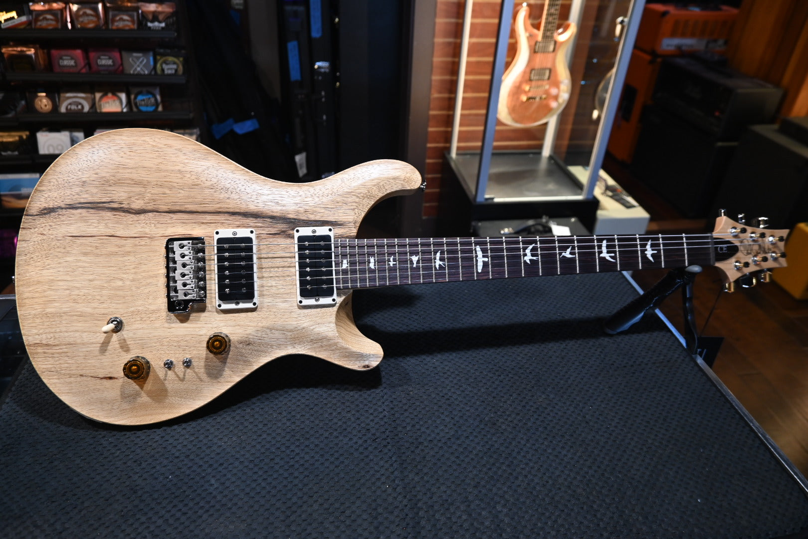 PRS CE 24-08 Limited Edition Black Limba - Natural Satin Guitar #9025 - Danville Music