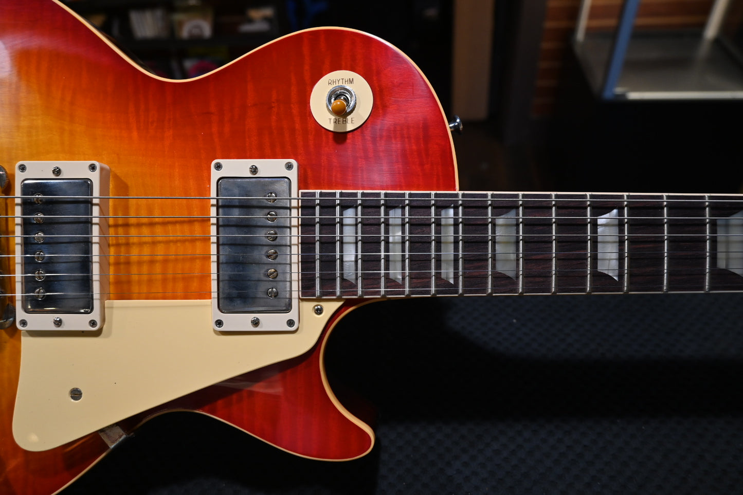 Gibson Custom Shop 1960 Les Paul Standard Reissue VOS - Washed Cherry Sunburst Guitar #4353 - Danville Music