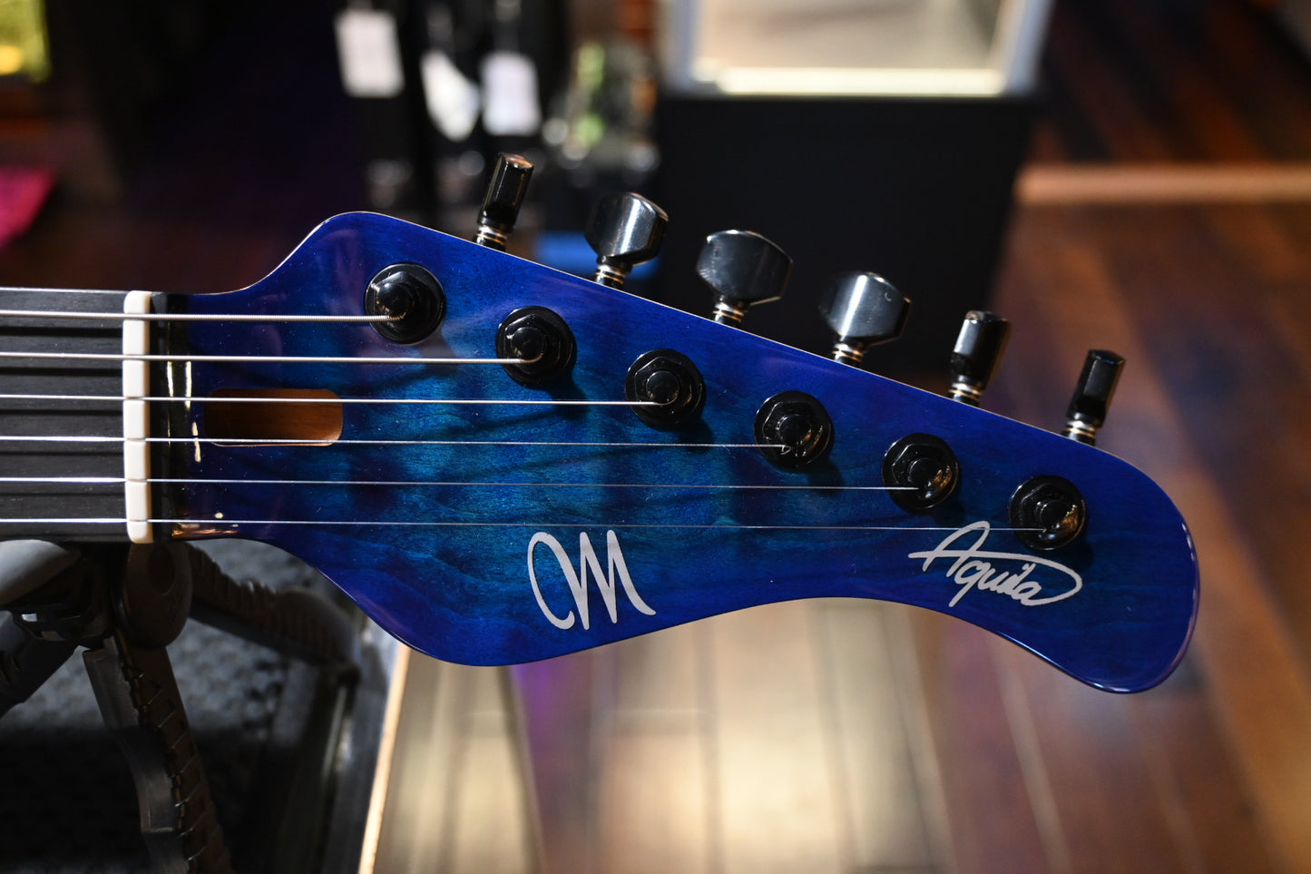 Mayones Aquila Elite S 6 - Infinite Blue Guitar #5603 - Danville Music