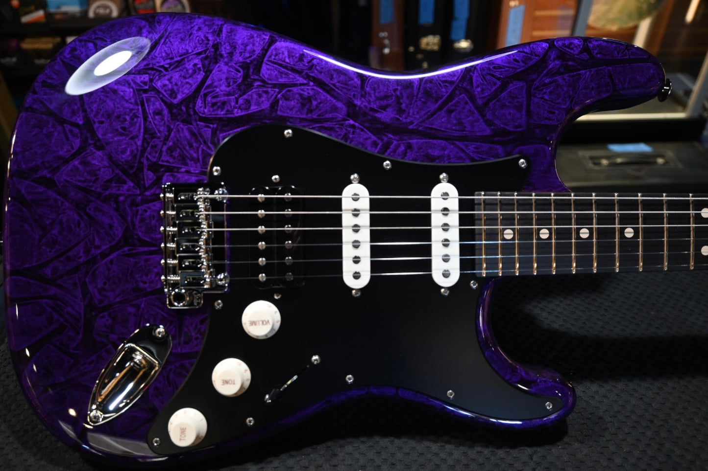 Suhr Custom Classic S - Purple Web Guitar #1218 - Danville Music