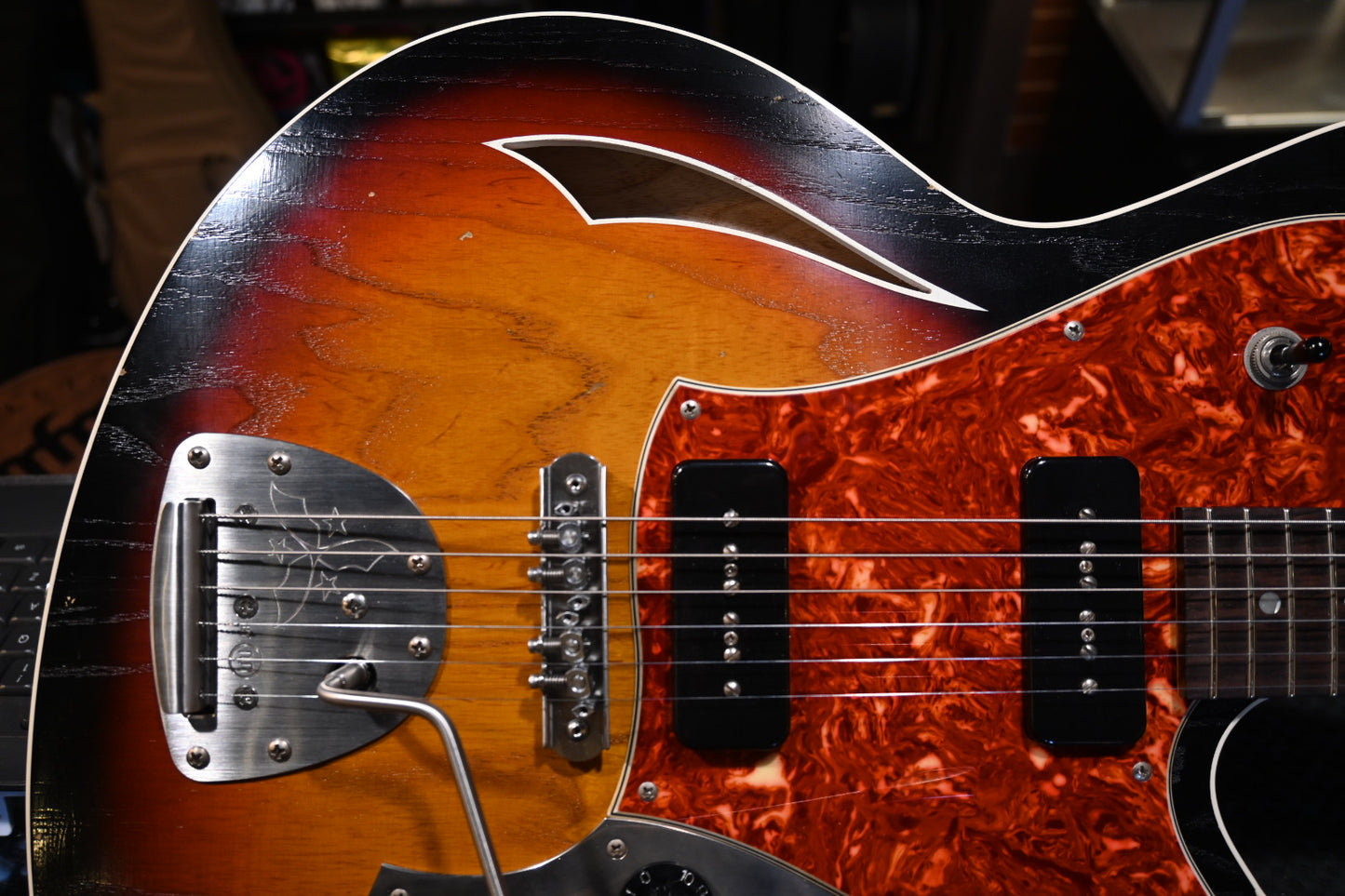 Novo Nucleus Miris J - 3-Tone Burst Guitar #4696 - Danville Music
