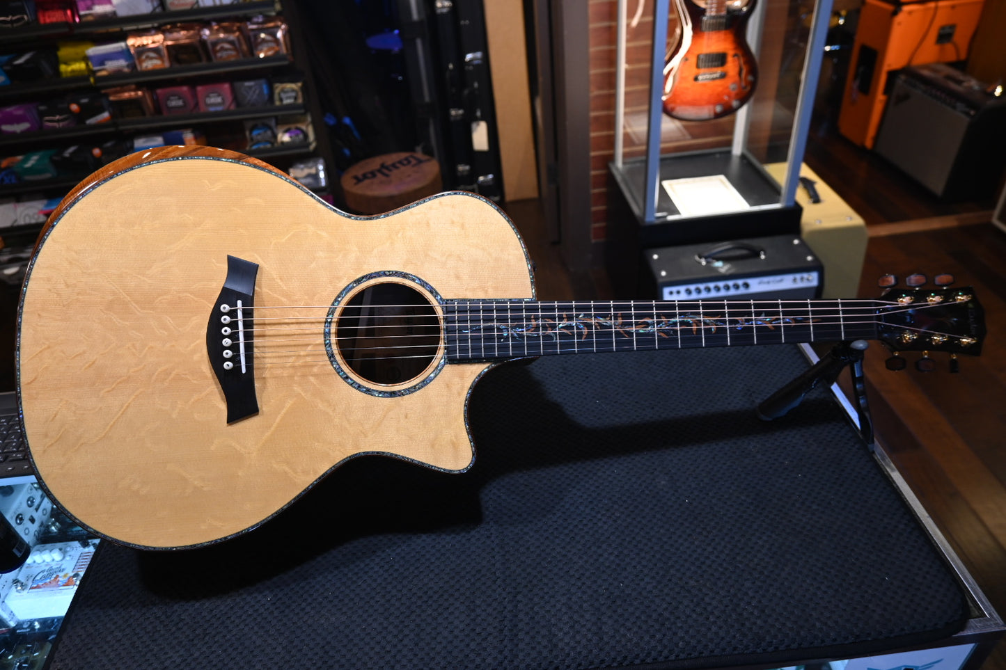 Taylor Custom GA Grand Auditorium Catch #27 Bearclaw Spruce/Bocote Guitar #4124 - Danville Music