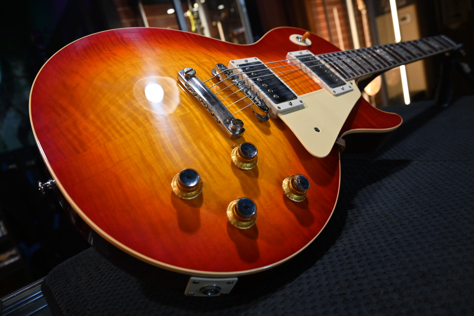 Gibson Custom Shop 1960 Les Paul Standard Reissue VOS - Washed Cherry Sunburst Guitar #4353 - Danville Music